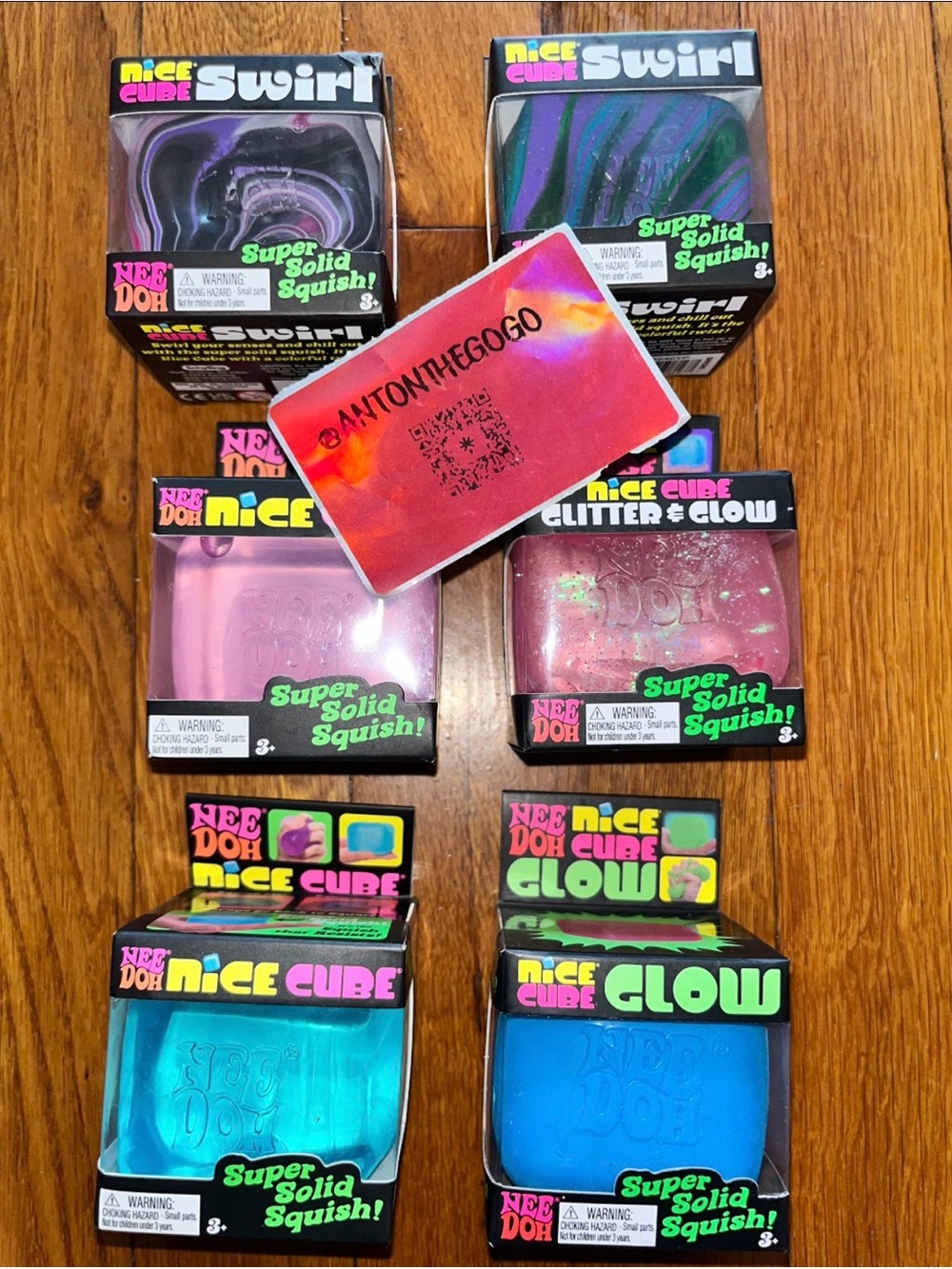 Schylling NeeDoh Nice Cube Super Solid Squish only 1 pick your color
